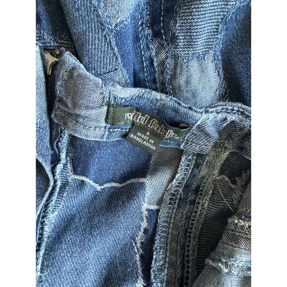 WILD FABLE PATCHWORK DRESS size S Small - Picture 3 of 4